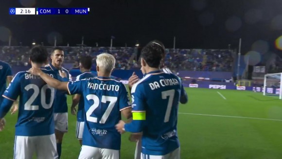 曼联开场2分钟丢球！帕斯精彩兜射闪击破门！科莫1-0领先曼联
