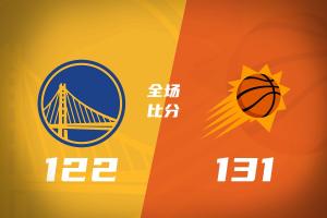 🏀太阳送残阵勇士3连败 布克43+7+7 伦德博格26+9 梅尔顿25+5+5
